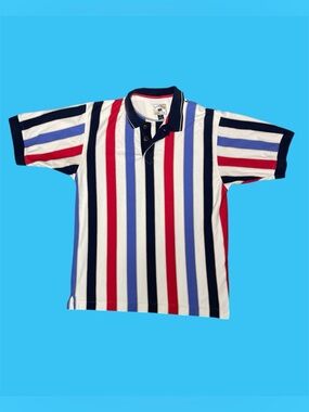 Vintage 1990’s Cutter & Buck Striped Polo Shirt
